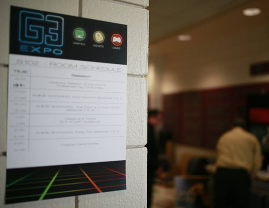 G3 Expo location signs